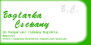 boglarka csepany business card